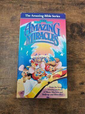 THE AMAZING MIRACLES Amazing Bible Animated Series VHS Video Tape AGAPELAND 1991